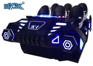 Quality 4500W 9D Virtual Reality Simulator Six Players Chariot Simulation Game Machine for sale