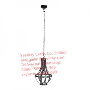 China YL-L1036 American creative industrial iron mesh cages metal pendant lights vintage hang lamp on sale