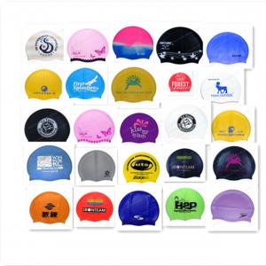 Quality custom swim cap no minimum for sale