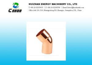 Quality 45 Degree Air Conditioning Copper Tube Elbow C X C For Refrigeration Parts for sale