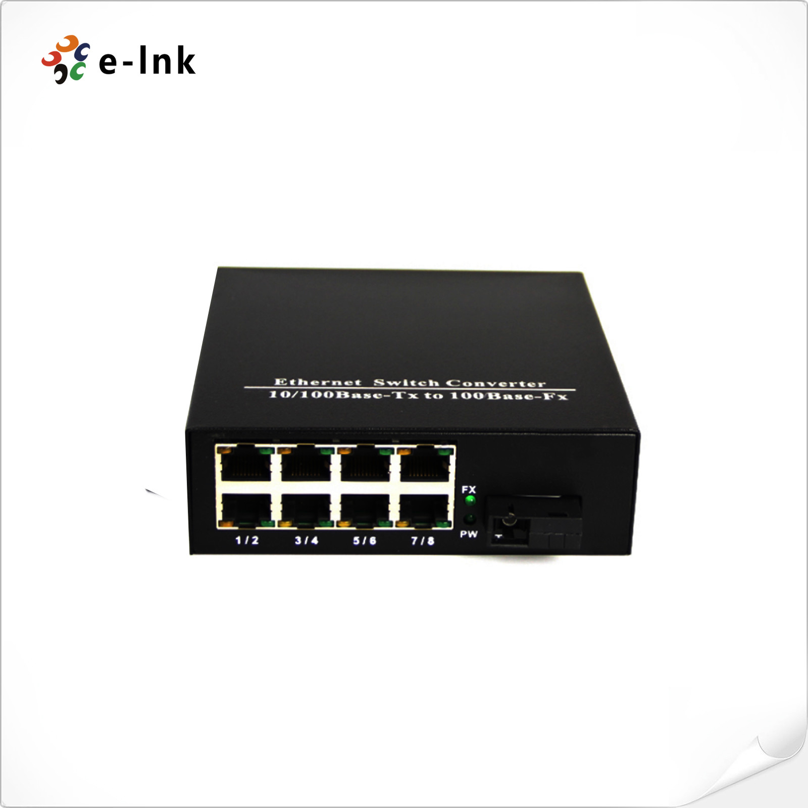 China SC Fiber Port Fast Ethernet Switch , Fiber Optic Network Switch 8 Ports 10/100M on sale