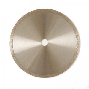 Quality Ceramic Continuous Rim Diamond Blade Cold Pressed 9inch '230×1.8/2.6×10×22.23mm for sale