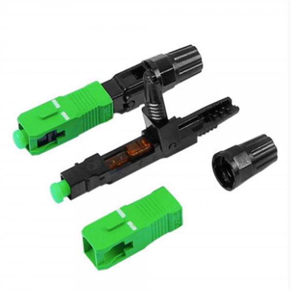 Buy Blue Fiber Optic Connectors No Epoxy Or Polishing Required Free Sample at wholesale prices