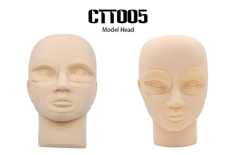 Quality Skin Color Makeup Practice Mannequin Head With Demountable Eyes / Mouth for sale