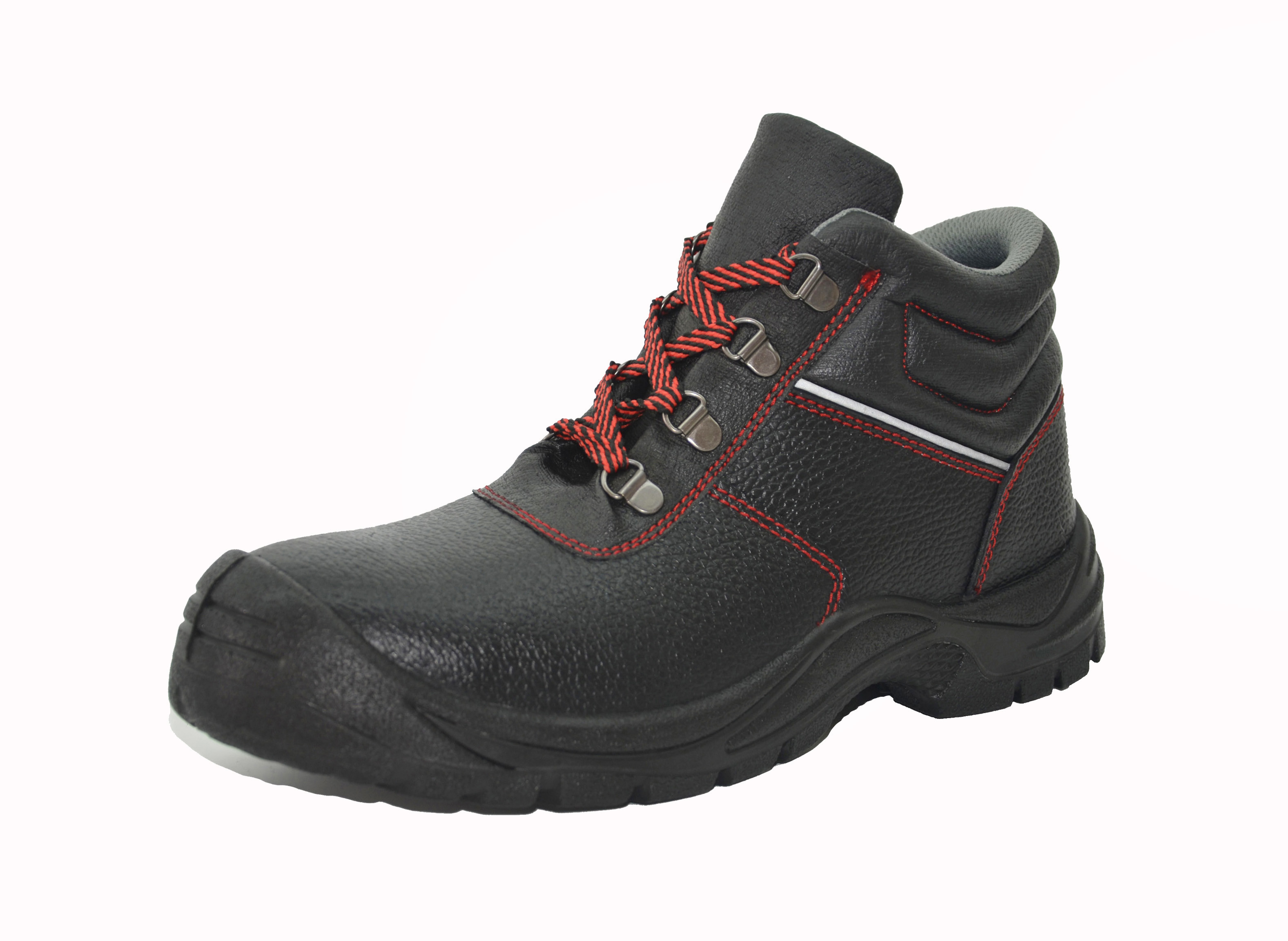 Quality Impact - Proof Genuine Leather Work Shoes PU Outsole Acid And Alkali Resistance for sale