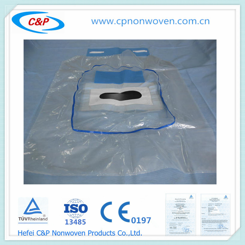 Buy Surgical C-Section Drape with Incise and pouch with hole at wholesale prices