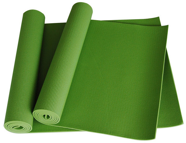 Quality green color thickness studio non slip yoga mat for sale