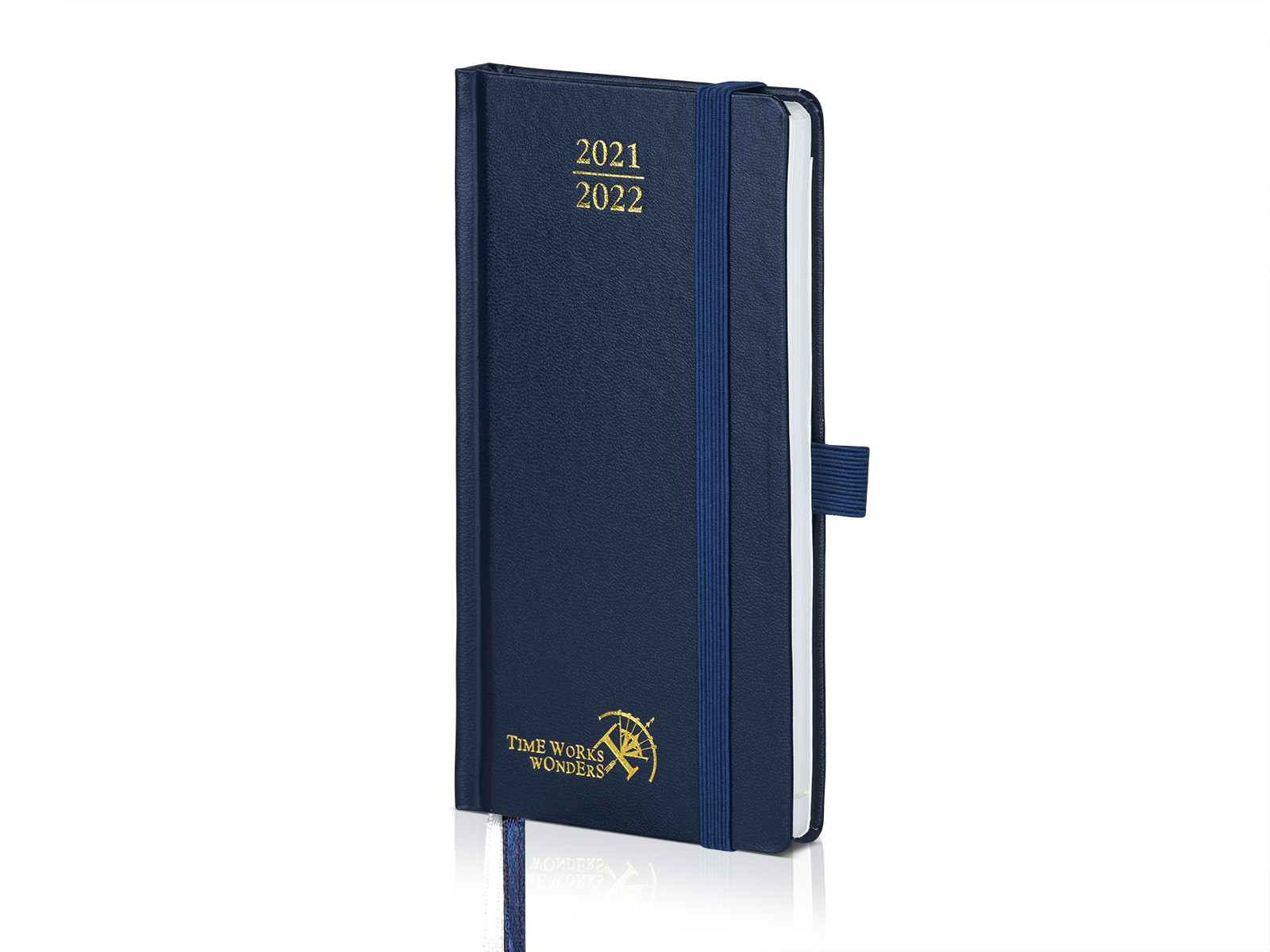 4.25'' X 6.75'' Student Weekly Calendar Planner Navy Blue PU Cover
