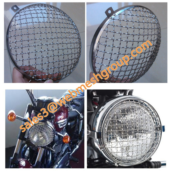 Quality 7&quot; Motorcycle Headlight Grille Stone Guard for sale