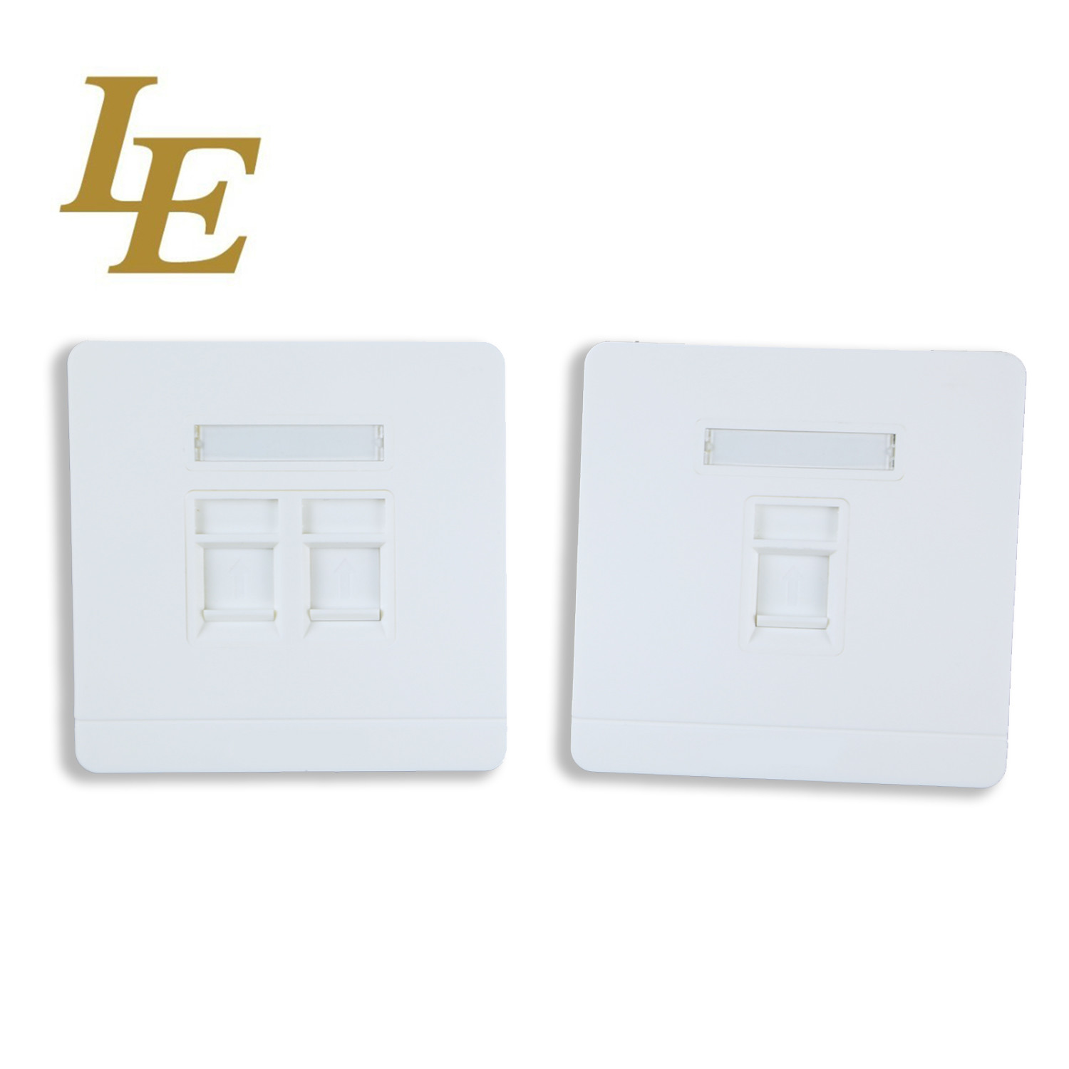 Buy Sgs Single Double Port Rj45 Wall Network Faceplate Socket Oem / Odm at wholesale prices
