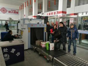 Oversize X Ray Scanning System , Airport Luggage Scanner With Windows System