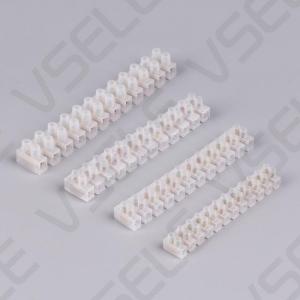 Quality Power Dual Row Electrical Wire Connector Strips Plastic Barrier H Type for sale