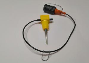 Quality Accurate Vertical Geophone , 10Hz Seismic SM24 Geophone Spike 75mm for sale