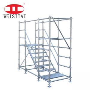 Quality Hdg Hot Dip Galvanized Steel Layher Type Ring Lock Scaffolding for sale