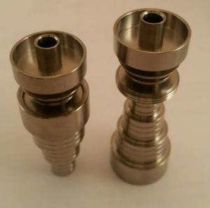 Quality Universal 6 In 1 Domeless Titanium Nail 10, 14, & 18mm Male/Female for sale