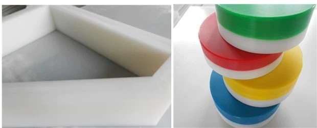 Quality high performance cheap colorful uhmw pe plastic block for machinery parts for sale