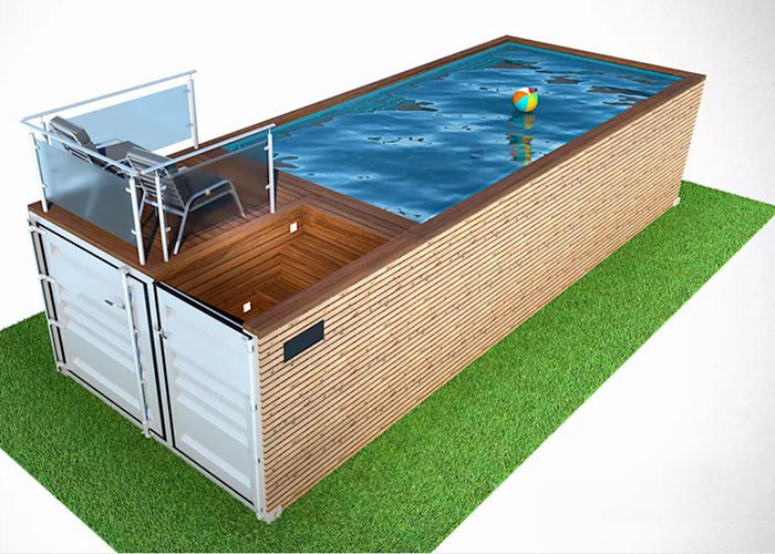 Quality Topshaw Customize Free Design 20ft 40ft Australia DIY Shipping Container Pools for sale