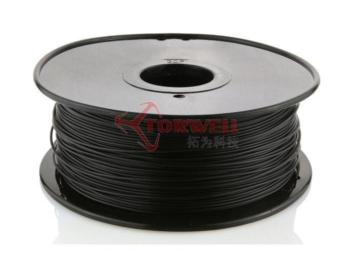 Quality Black 1.75MM 3D Printer PLA Filament Spool , 3D Printer Support Material for sale