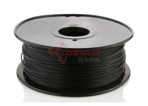 Quality Black Plastic Filament 1.75 MM 3D Printer Materials For FDM 3D Printer , 1kg / Spool for sale