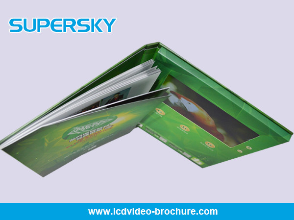 Multi Language Rechargeable LCD Video Brochure High - Definition with HiFI Speaker