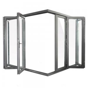 Quality Exterior Anodized 1.3mm Aluminium Bifold Doors for sale