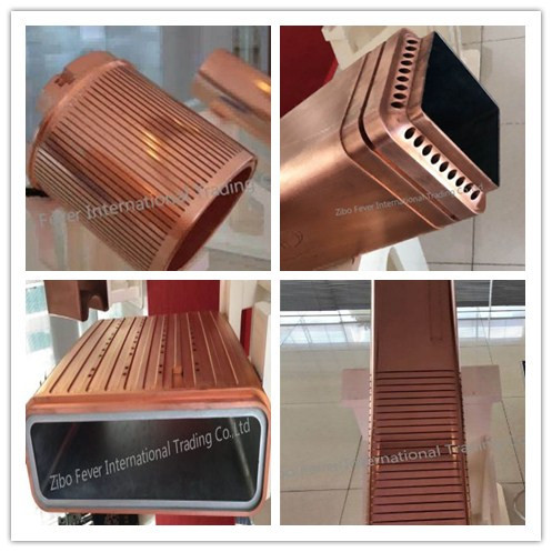 Quality Steel Melting Industry 2000mm Copper Mould Tube H Types For CCM for sale
