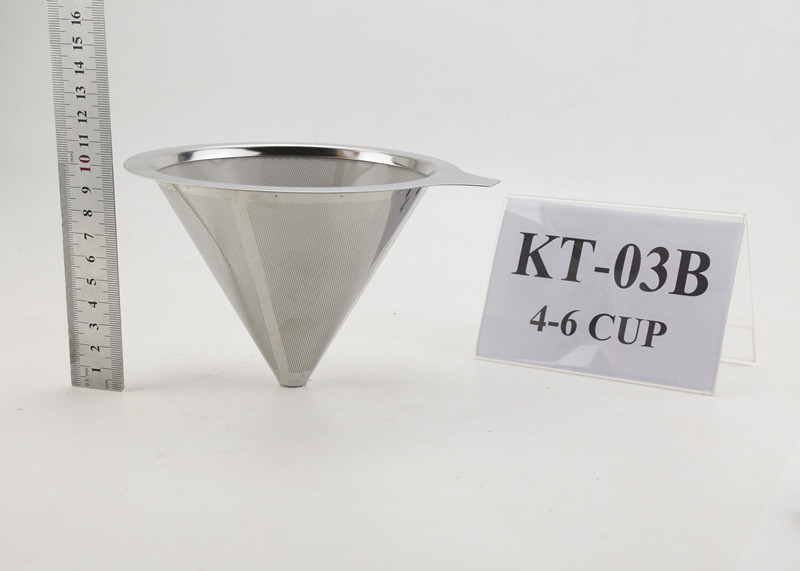 Quality Portable Flexible Stainless Steel Coffee Dripper For Chemex , Free Sample for sale
