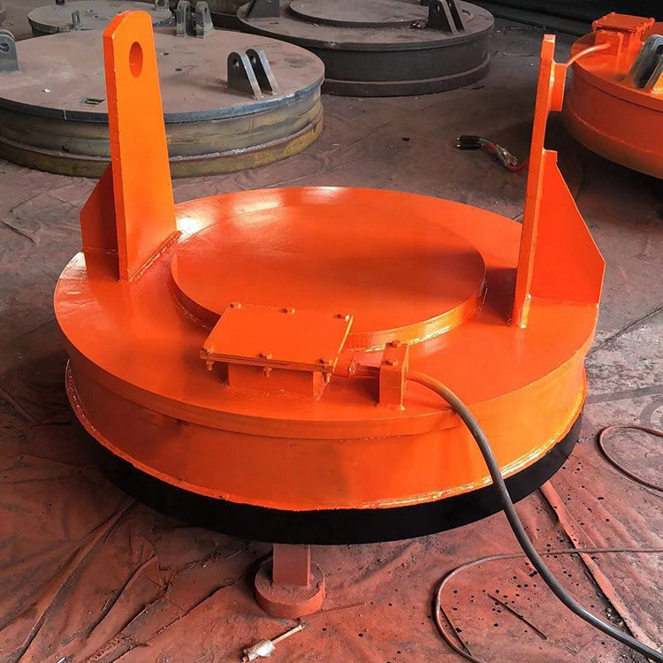 Quality Customized Crane Round Magnetic Chuck For Lifting Steel Metal Scrap for sale