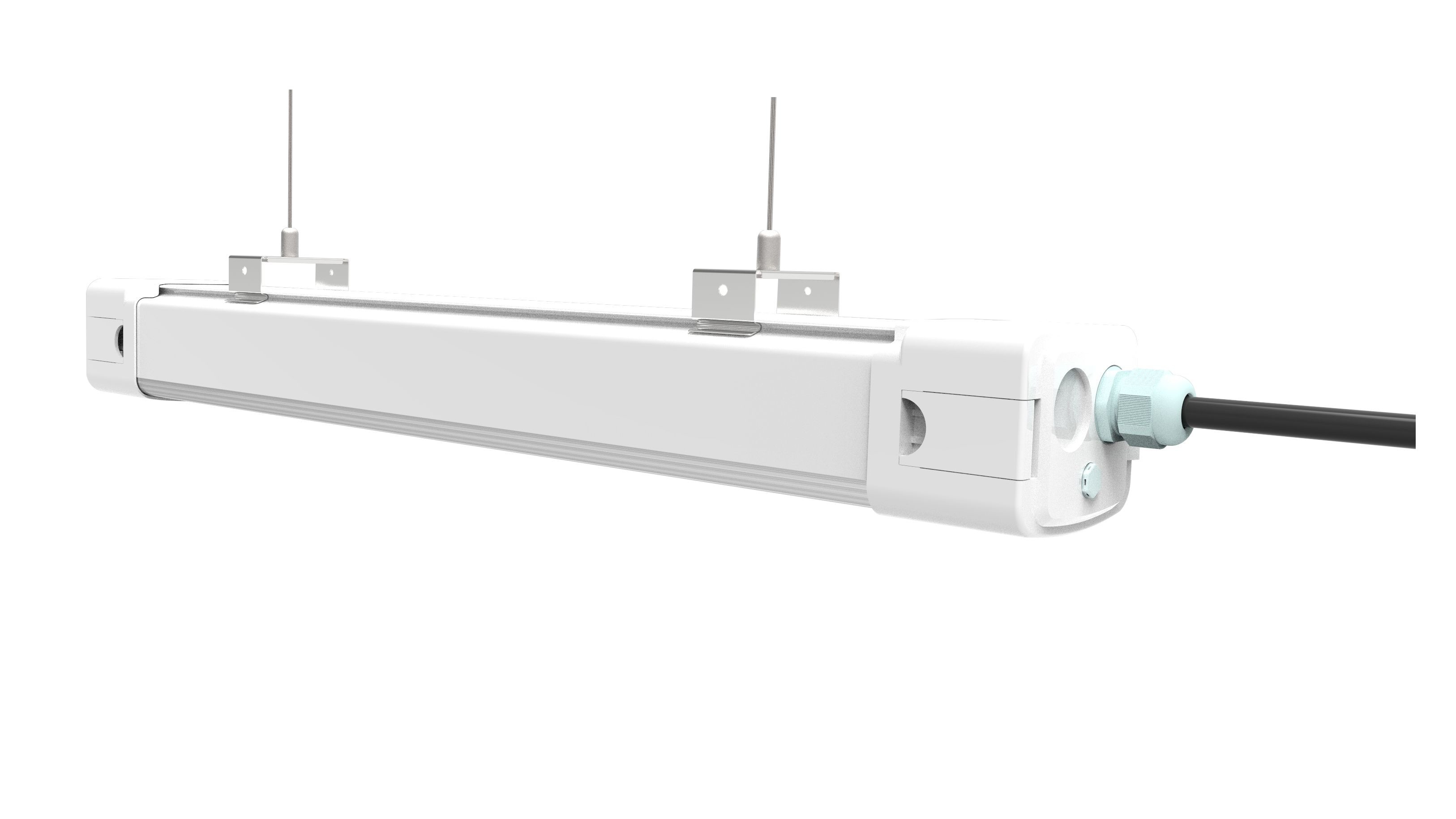 Quality IP65 IK08 CE approved linkable led batten linear luminaire waterproof light led linear suspended led tri-proof light for sale