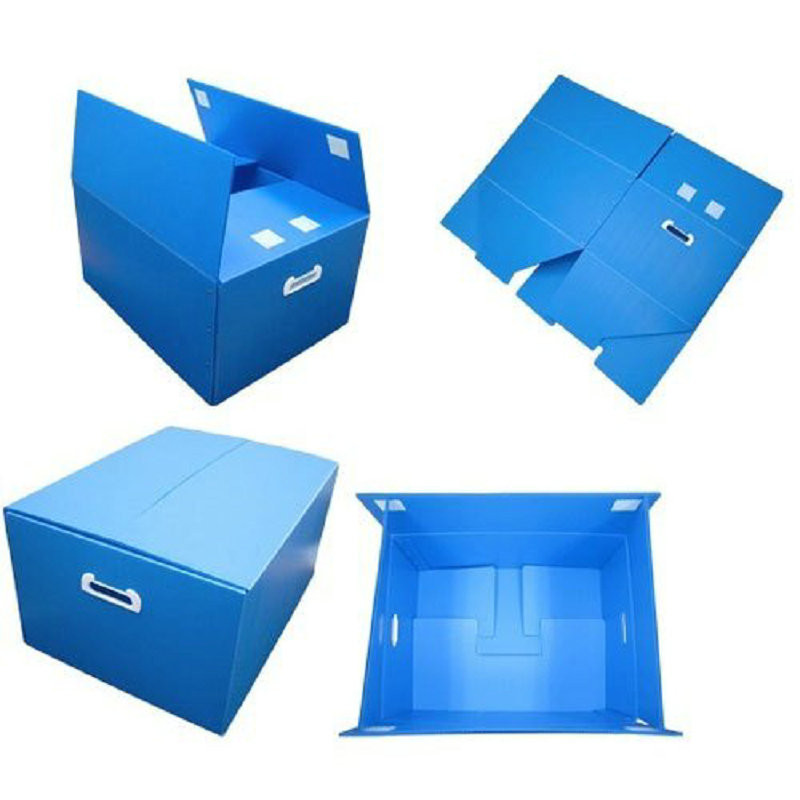Quality Folding Corrugated Plastic Boxes Conductive PP Corrugated ESD Tote Box for sale