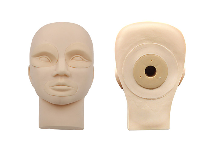 Quality Rubber Practice Mannequin Head With Demountable Eyes / Mouth For Beginner for sale