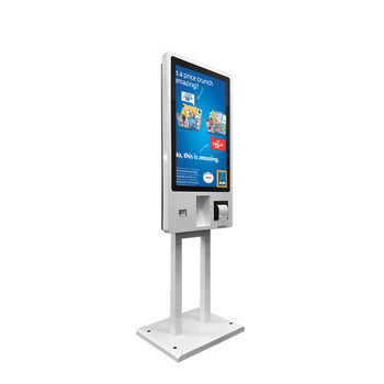 China 4096×4096 Resolution Bill Pay Kiosk With 32 Inch Touch Screen Reducing Lining Time on sale
