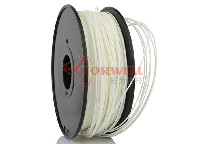 Quality High Strength 1.75mm PLA Filament White Color For 3D Printing for sale