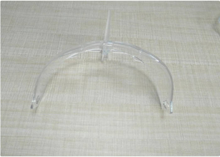 Quality PC Material Molded Plastic Optics Eye Protection Shield Transparent Color for sale