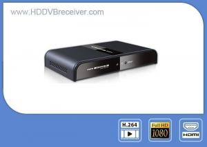 Quality Black 1080P DVB - S Receiver For Digital Product Exhibition Image Sharpen for sale