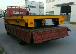 Quality Building Material Transfer Cart , Four Wheels Electric On Rail Transfer Cart for sale