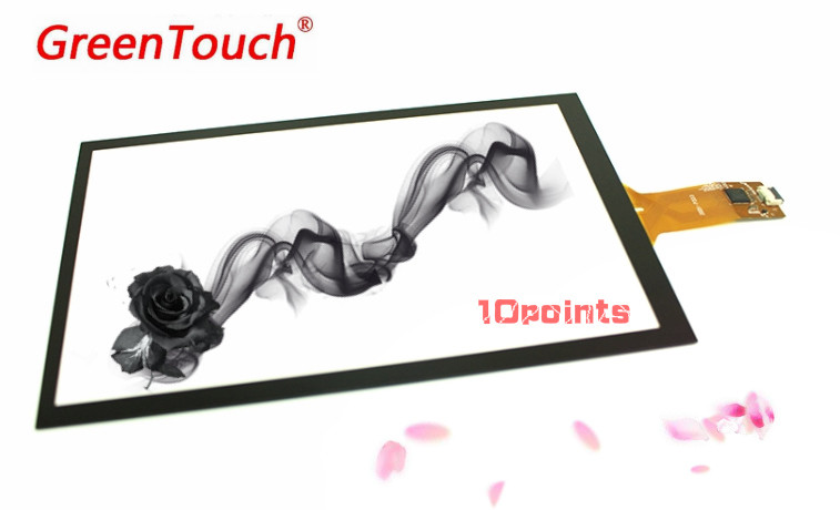 Quality 15.6 Inch Projected Capacitive Touch Screen Interactive Touch Overlay Pcap for sale