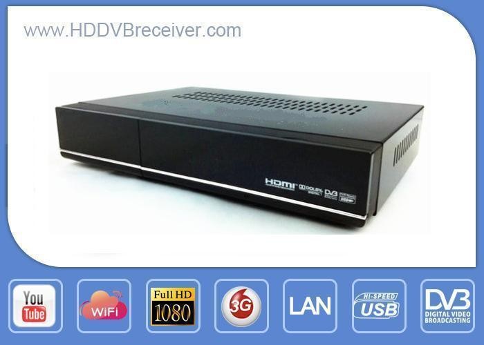 Quality ALI3618 Combo DVB HD Receiver S2 / C / T2 Full HD Compact Size S2 T2 Cable Media Player for sale