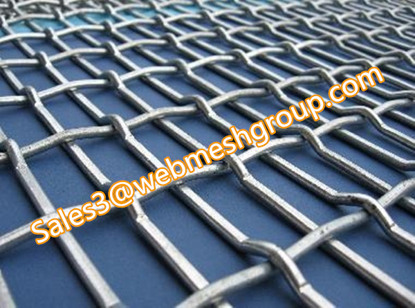 Quality rectangular slot hole crimped wire mesh for sale