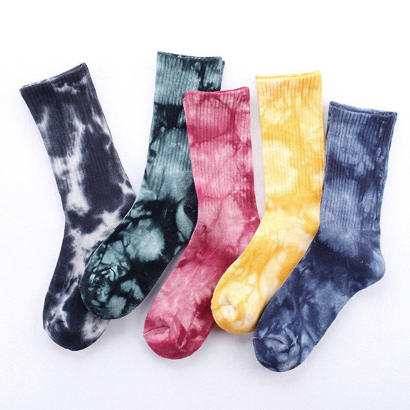 Quality Custom Soft Cotton Crew Socks Knitted Breathable Colorful for sale