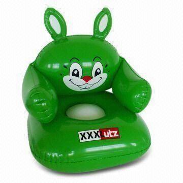 Inflatable Chair in Funny Animal Shape, with 0.2mm Thickness, Made of PVC