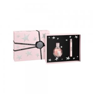 Quality Pink Two Piece Lid Off Perfume Gift Boxes With 2 Cavities Insert for sale