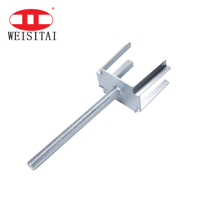 Buy cheap Steel Fork Jack Base Four-prong plug Galvanized from wholesalers