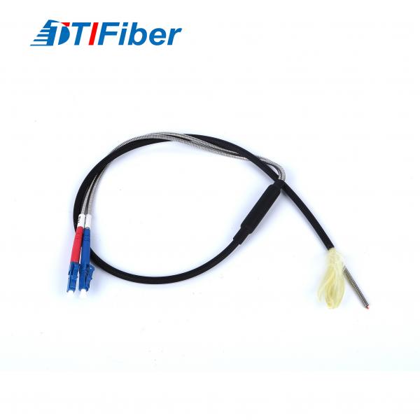 Buy LC Anti Bite Fiber Optical Pigtail with  steel Armored Low insertion loss and high return loss at wholesale prices