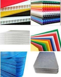 Quality Recyclable 4mm Coroplast Sheets PP Fluted 4x8 Corrugated Plastic Signs for sale