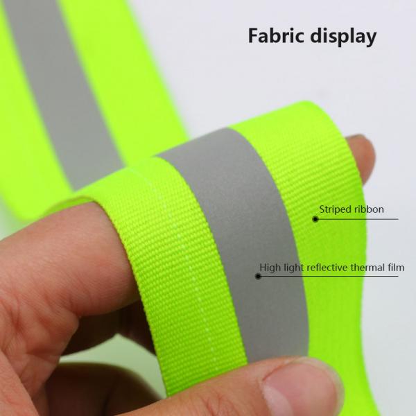 Thick Reflective Webbing Tape For Bags Clothes Oxford Custom Fashion Logo 1x0.5cm
