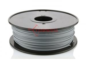Quality 1.75mm ABS 3D Printer Filament Gray 1KG / Spool , 3D Printer Material for sale