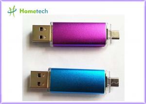 China OEM Mobile Phone USB Flash Drive , Micro Dual Port USB Flash Drive With Micro Usb For Android on sale