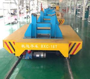 Quality Heavy Industry Cargo Electric Rail Transfer Trolley Strong Bearing Capacity for sale