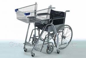 China YLD-BT065-1S Airport Shopping Trolley plastic wheeled shopper wheeled shopper factory on sale